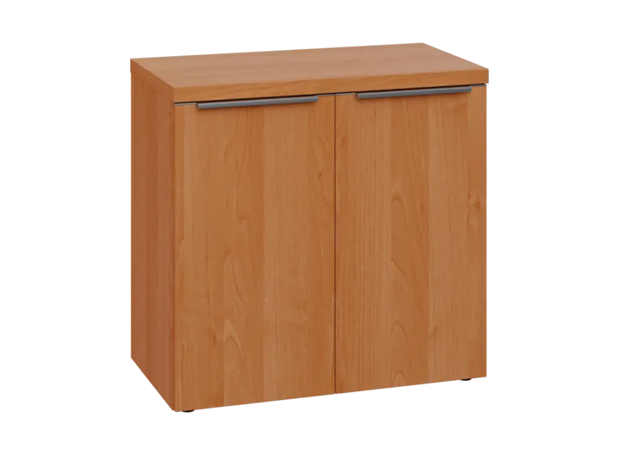 SIN 2 - 8D kancelářská skříň, 2-dveřová, 770x800x400, olše jantar